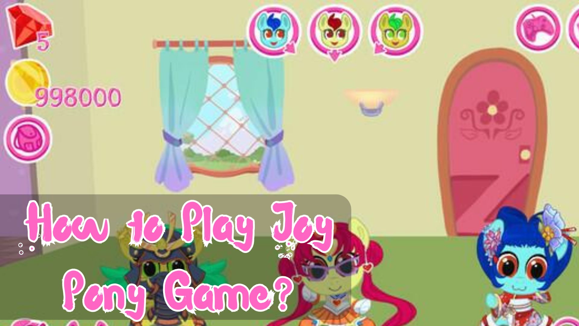 How to Play Joy Pony Game?